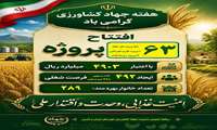 پروژه های قابل بهره برداری شهرستان تیران و کرون در هفته جهاد کشاورزی